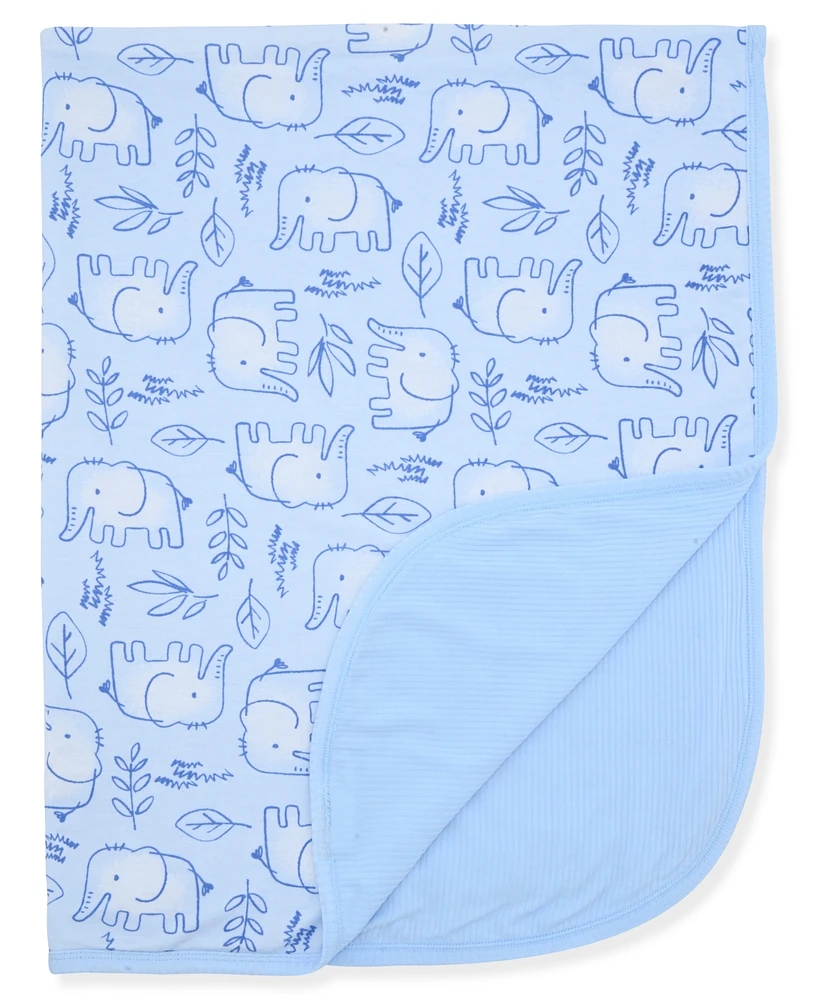 Max & Olivia Newborn Reversible Swaddle Blanket