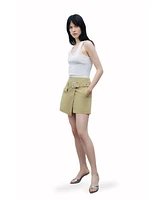 Nocturne Women's Belt Detailed Skort
