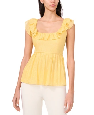 Parker Women's The Jolene Ruffle-Square-Neck Top