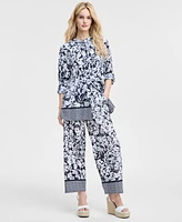 Tommy Hilfiger Women's Printed Long-Sleeve Tunic
