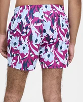 Hugo Boss Men's Abstract Floral 5" Swim Shorts
