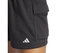 adidas The Essentials Logo French Terry Cargo Shorts