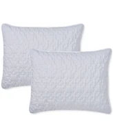 Seventh Studio Leaf Solid Pinsonic Microfiber -Pc. Quilt Set