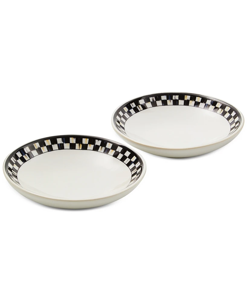 MacKenzie-Childs Courtly Check Everyday Pinch Bowls, Set of 2