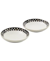 MacKenzie-Childs Courtly Check Everyday Pinch Bowls, Set of 2
