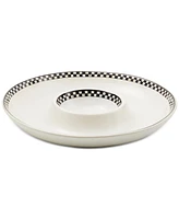 MacKenzie-Childs Courtly Check Everyday Chip & Dip Bowl