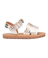 Olivia Miller Big Girls Rainbow Daze Slide Sandals