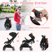 Lightweight Aluminium Frame Baby Stroller with Net