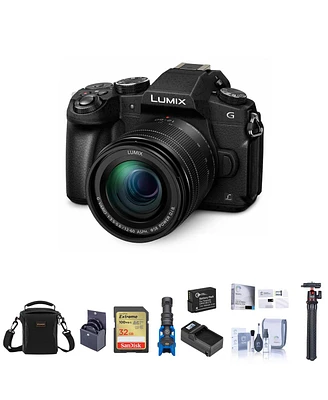 Panasonic Lumix Dmc-G85 Mirrorless Camera with 12-60mm Ois Lens Bundle with Acc