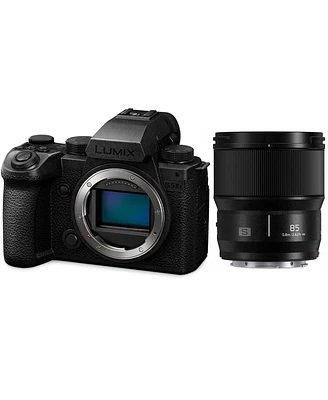 Panasonic Lumix S5IIX Mirrorless Camera with Lumix S 85mm f/1.8 Lens