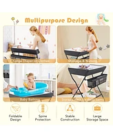 Gouun Baby Storage Folding Diaper Changing Table