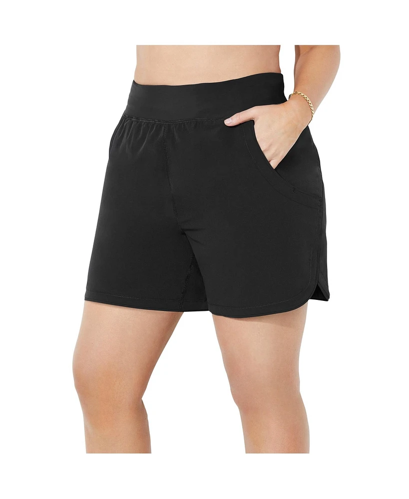 Swimsuits for All Women's Quick-Dry Swim Short