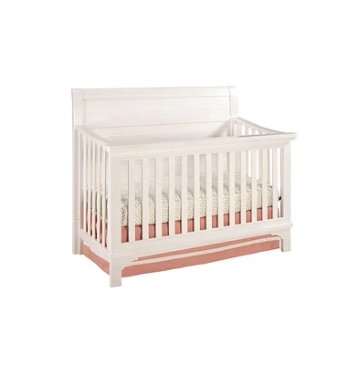 Westwood Design Taylor Farmhouse Wood Convertible Crib in Sea Shell White