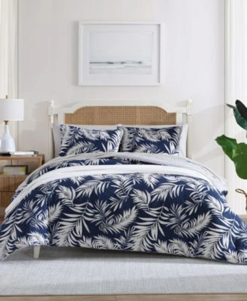 Nautica Marina Leaf Reversible Comforter Set