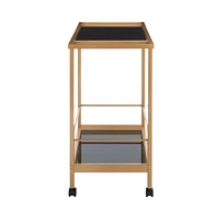 Gaelle 2 Tier Bar Cart W Handle