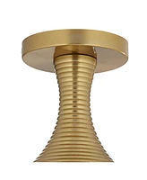 Possini Euro Jaime 7 3/4"W Warm Brass Globe Ceiling Light - Possini Euro Design