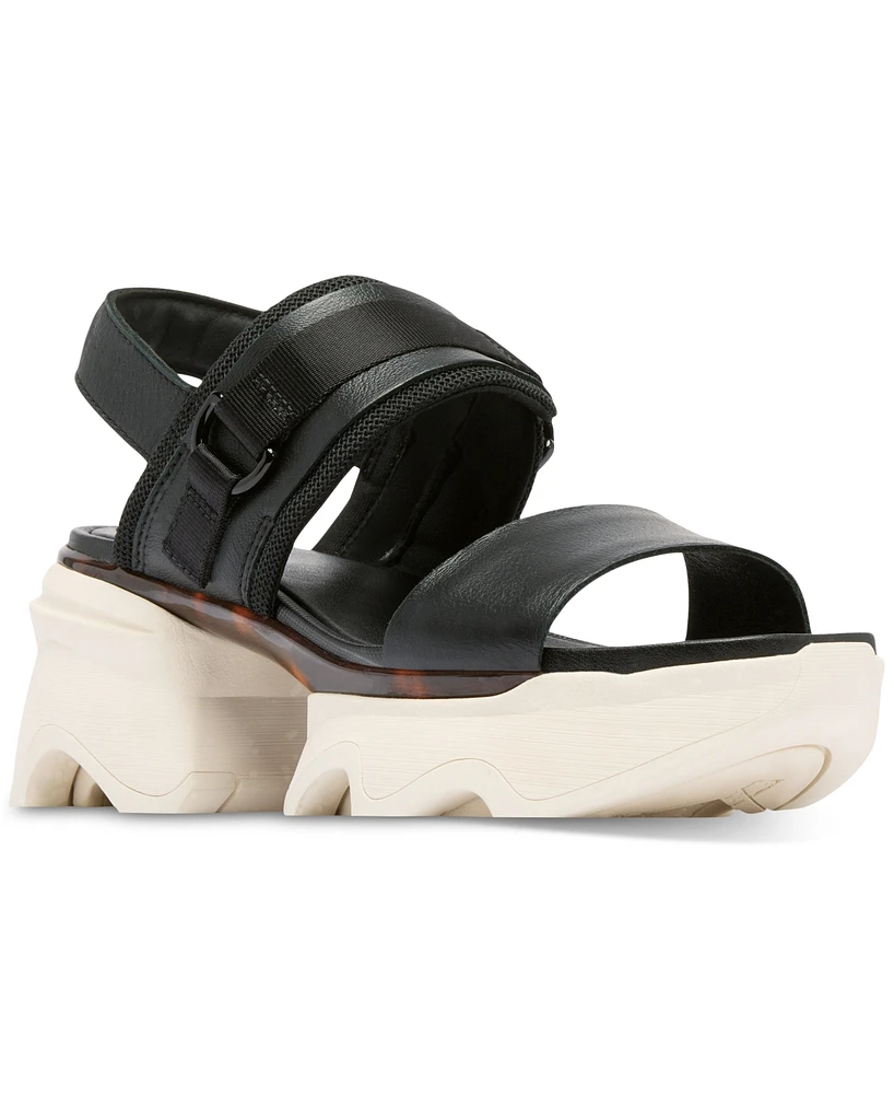 Sorel Kinetic Impact Slip-On Slingback Wedge Sandals