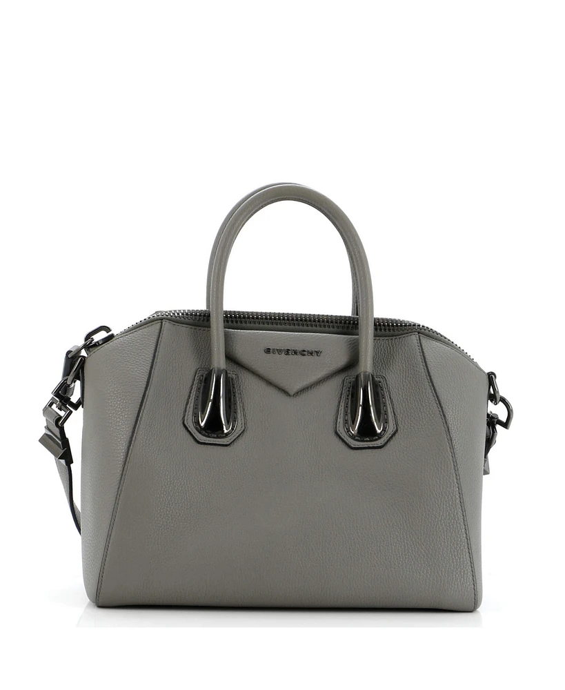 Pre-Owned Givenchy Small Antigona Bag Leather and Kenya Metal