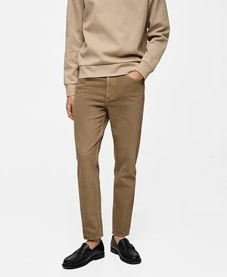 Mango Men's Tapered Crop Ben Jeans