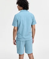 Guess Men's Baron Textured Knit Shirt