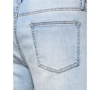 Lazer Men's Drew Slim-Fit Stretch 9-1/2" Denim Shorts