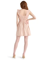 Steve Madden Women's Harmony Cotton Pleated Dress