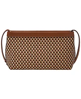 Fossil Penrose Top Zipper Clutch Handbag