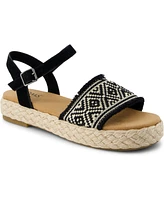 Toms Women's Abby Open Toe Flat Sandals