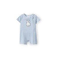 Cotton On Baby Boys The Billie Short Sleeve Zip Romper License