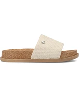 Journee Collection Women's Sheena Single Band Slip-On Wedge Sandals