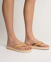 Journee Collection Women's Eloddie Slip-On Beach Sandals