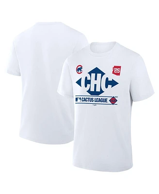 Fanatics Men's White Chicago Cubs 2025 Spring Training Cactus League True Icon T-Shirt