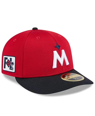 New Era Men's Red/Navy Minnesota Twins 2025 Spring Training Low Profile 59FIFTY Fitted Hat