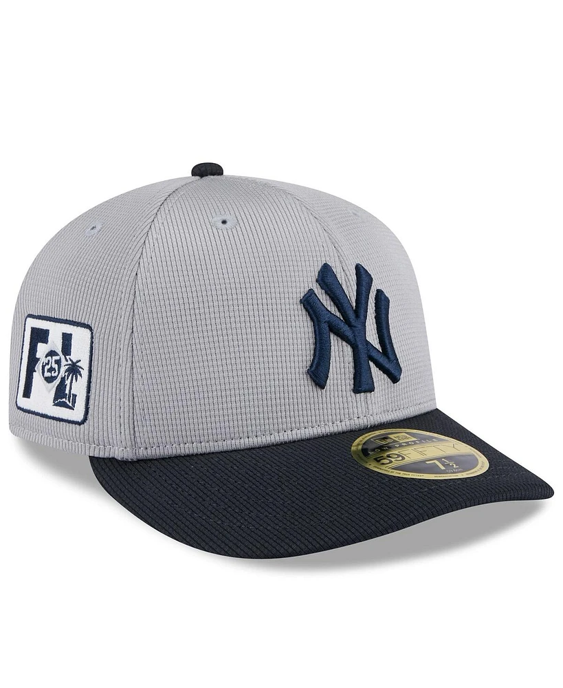 New Era Men's /Navy York Yankees 2025 Spring Training Low Profile 59FIFTY Fitted Hat