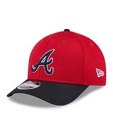 New Era Men's Red/Navy Atlanta Braves 2025 Spring Training 9FORTY Adjustable Hat