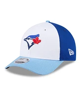 New Era Men's White/Light Blue Toronto Blue Jays 2025 Spring Training 9FORTY Adjustable Hat