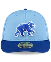 New Era Men's Light Blue/Royal Chicago Cubs 2025 Spring Training Low Profile 59FIFTY Fitted Hat