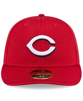 New Era Men's Red Cincinnati Reds 2025 Spring Training Low Profile 59FIFTY Fitted Hat