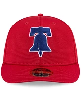 New Era Men's Red Philadelphia Phillies 2025 Spring Training Low Profile 59FIFTY Fitted Hat