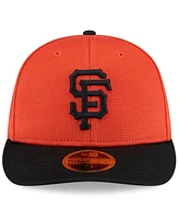 New Era Men's Orange/Black San Francisco Giants 2025 Spring Training Low Profile 59FIFTY Fitted Hat