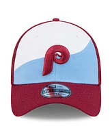 New Era Men's Light Blue/Maroon Philadelphia Phillies 2025 Spring Training 39THIRTY Flex Hat