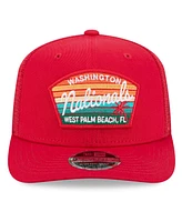 New Era Men's Red Washington Nationals 2025 Spring Training 9SEVENTY Stretch-snap Trucker Hat