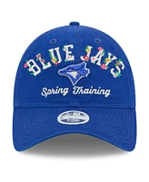 New Era Women's Royal Toronto Blue Jays 2025 Spring Training Floral 9TWENTY Adjustable Hat