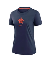 Nike Women's Navy Houston Astros Authentic Collection Early Work Tri-Blend T-Shirt