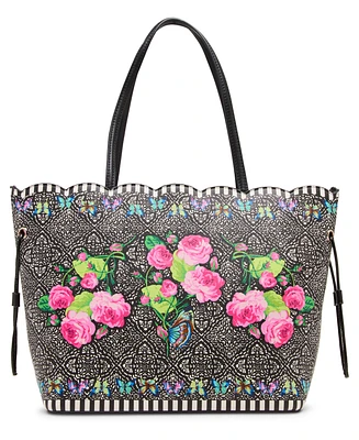 Betsey Johnson Scalloped Everyday Medium Tote Bag