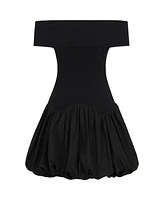 Nocturne Women's Off The Shoulder Mini Dress