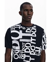 Desigual Men's Word print T-shirt
