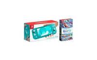 Nintendo Switch Lite Turquoise With Nintendo Sports Bundle