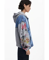 Desigual Women's Mickey Mouse denim jacket