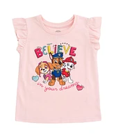 Paw Patrol Girls Tank Top Skirt and Bag 3 Piece Outfit Set